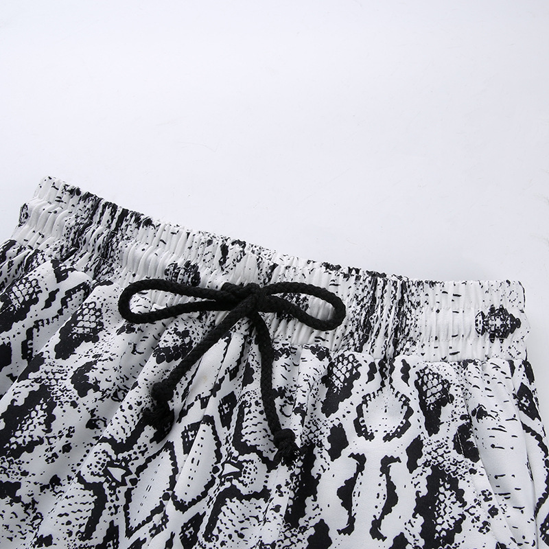 Title 10, Snake print loose slimming pants