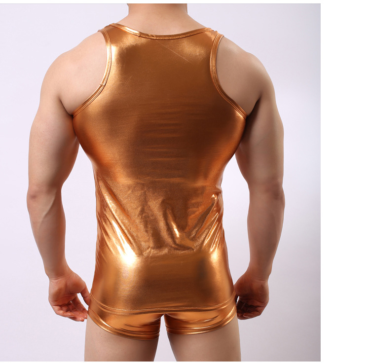 Title 5, Sexy Leather Vest for Men, soft and silky, idea...