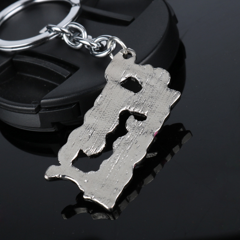 Title 3, Metal pendant keychain