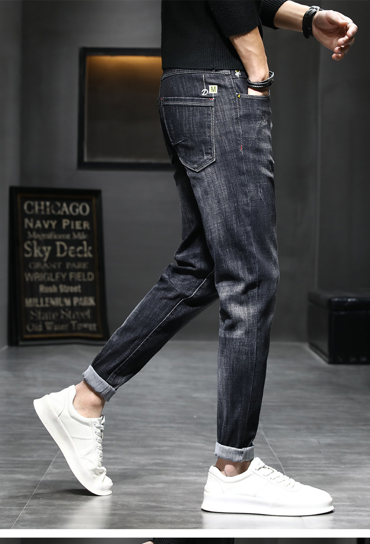 Title 4, Pantalon Long Casual Noir Slim Fit Homme Petits...