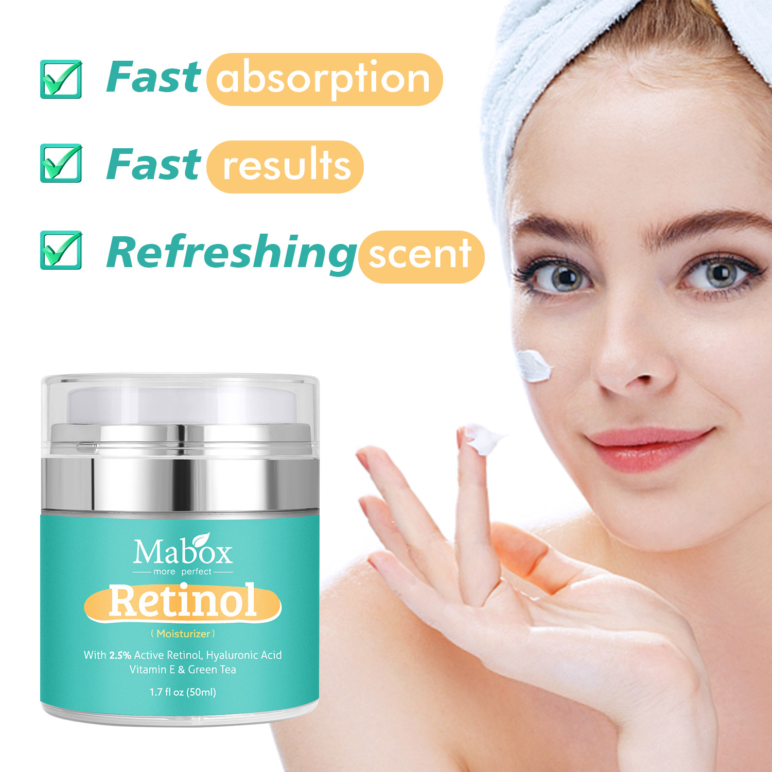 Title 7, Europäische und amerikanische Retinol Creme 2.5...