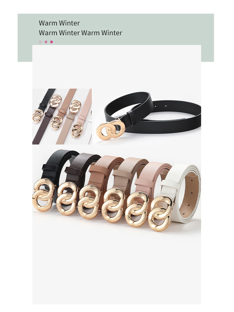 Title 10, Hong Kong Style Fashion Chain Buckle Women