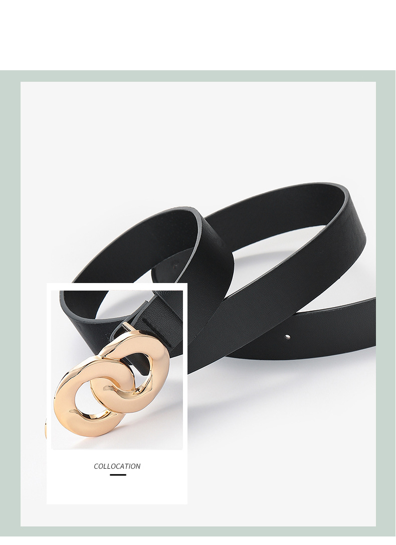 Title 11, Hong Kong Style Fashion Chain Buckle Women