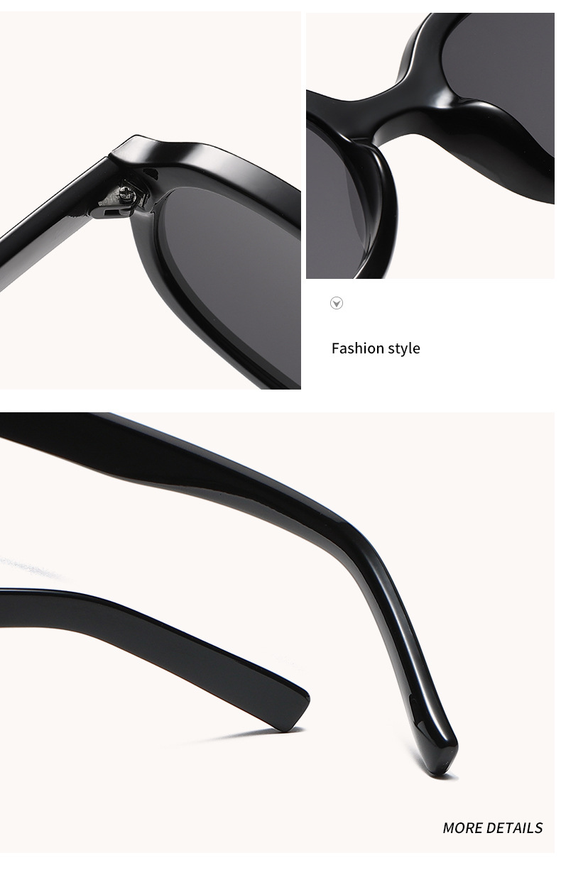 Title 13, Oval Trend Fashion Concave Statement Sunglasses