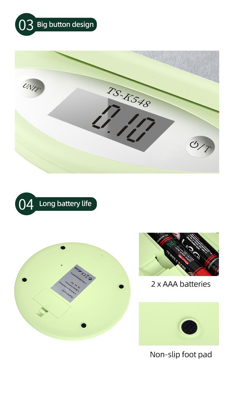 Title 5, Kitchen Scale 5kg Weight Grams Digital Balance ...