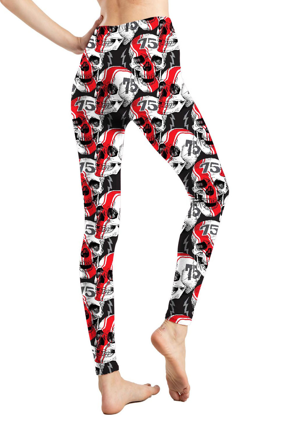 Title 3, Leggings con estampado de grafiti abstracto de ...