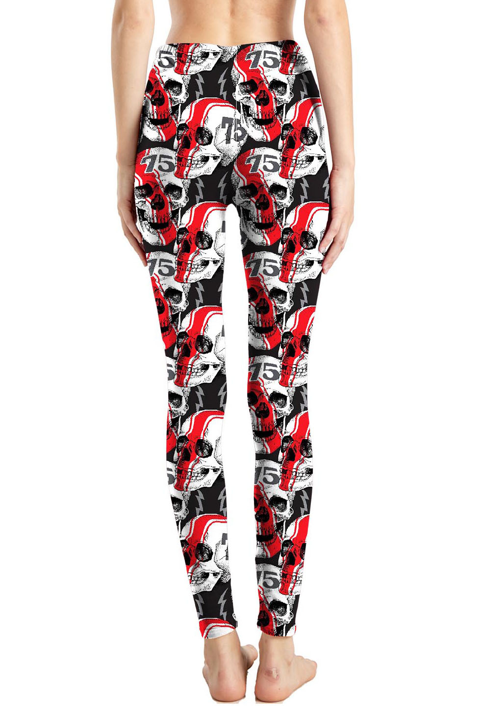 Title 4, Leggings con estampado de grafiti abstracto de ...