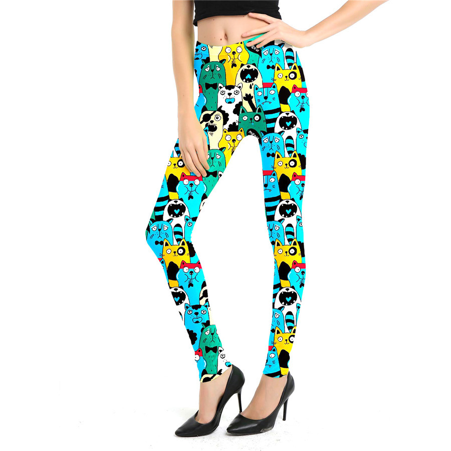 Title 11, Leggings femme imprimé graffiti abstrait de des...