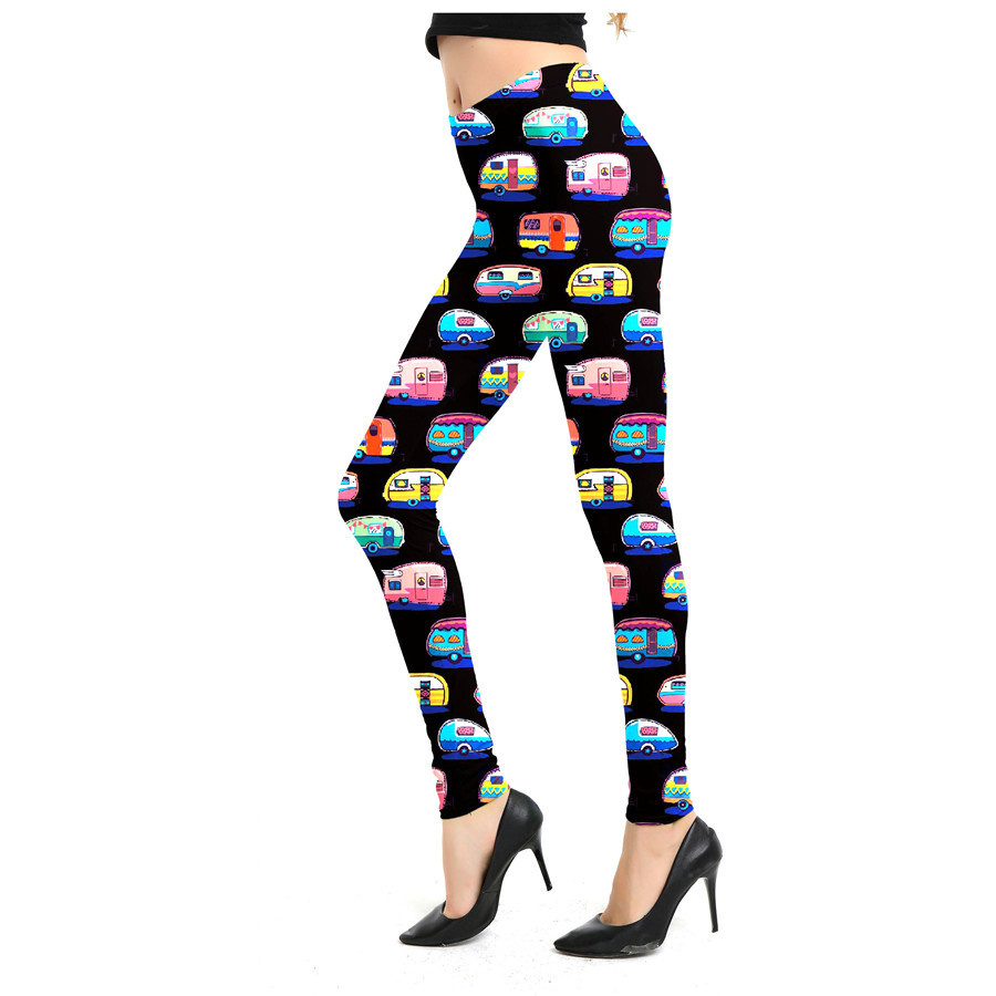 Title 15, Leggings con estampado de grafiti abstracto de ...