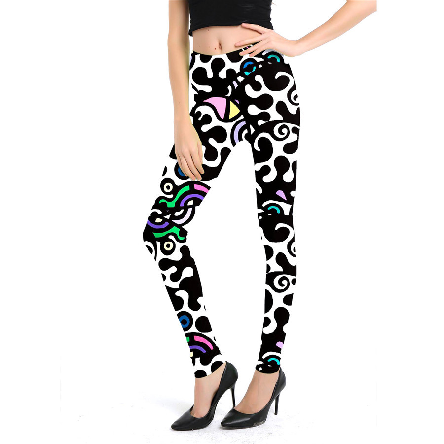 Title 23, Leggings femme imprimé graffiti abstrait de des...