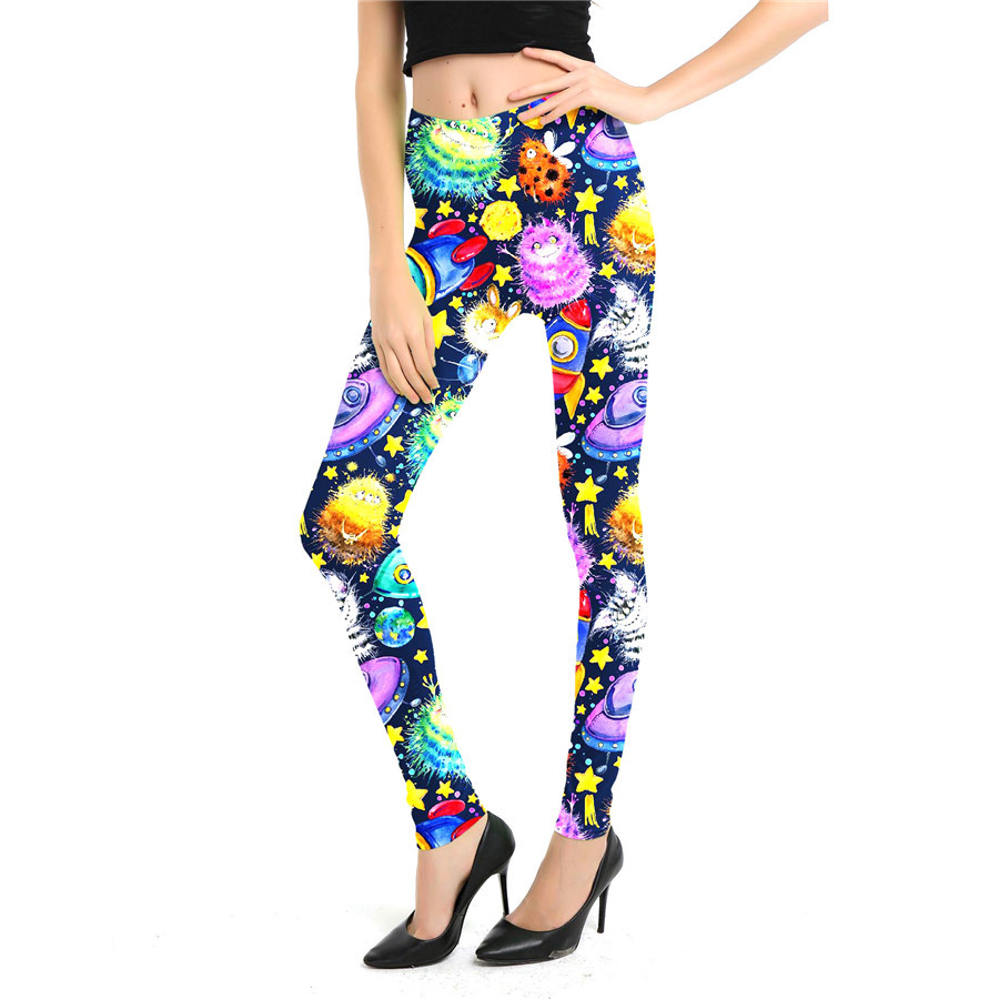 Title 29, Leggings femme imprimé graffiti abstrait de des...