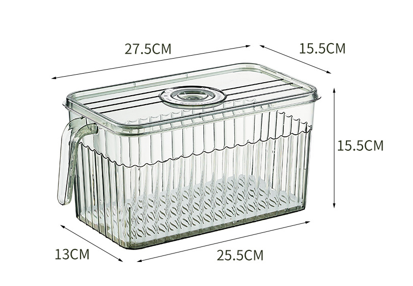 Title 1, Caja de almacenamiento para nevera, conserva fr...