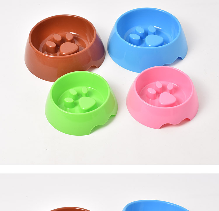 Title 4, Dog Anti-Choke Bowl Slow Food Basin Thickened P...