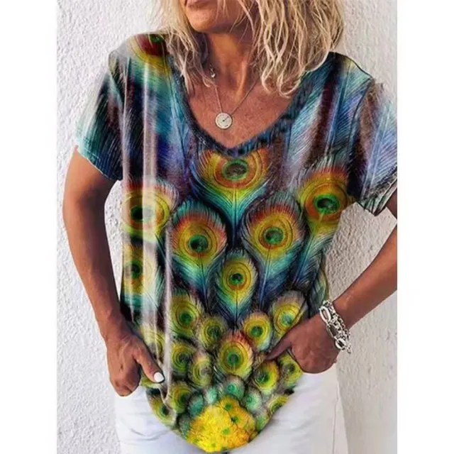 T shirt Animal Print Casual Loose Street Trend Erxxwaa223 - Shop at LoveMi