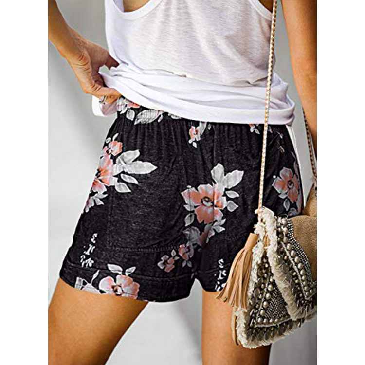 Title 8, Shorts casual con stampa mimetica, vita alta, g...