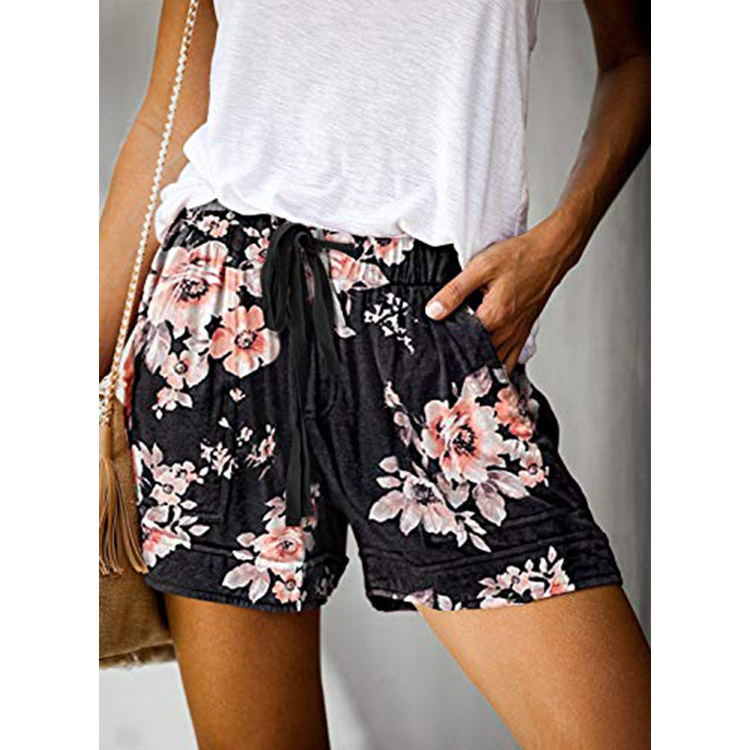 Title 9, Shorts casual con stampa mimetica, vita alta, g...