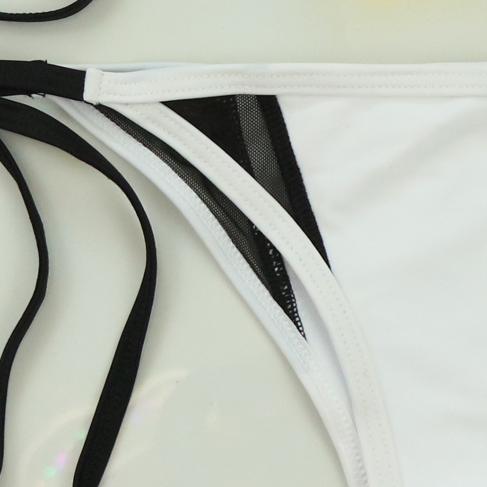 Title 10, Nieuwe nylon split mesh holle bikini. Geniet va...