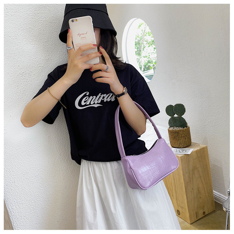 Title 15, Candy color versatile half round armpit carryin...