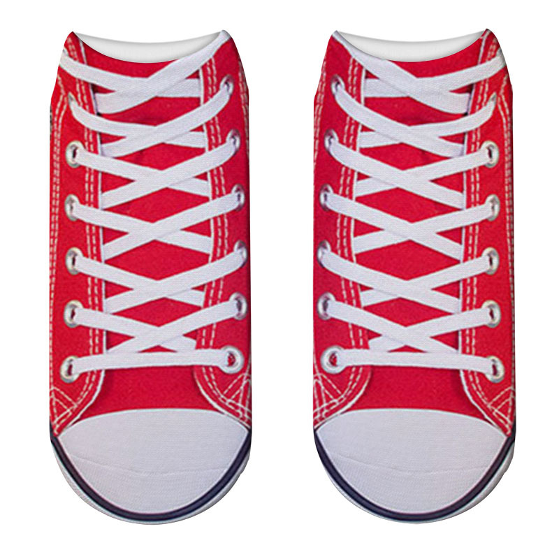 Title 2, Nieuwe Sneakers Print 3D Dames Sokken Comfortab...