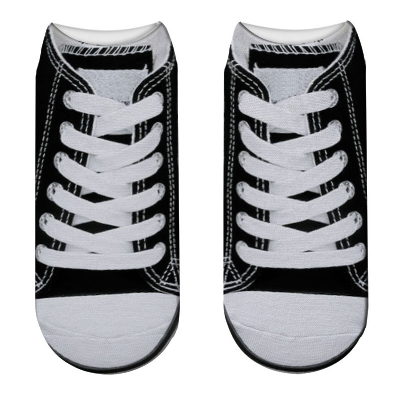 Title 4, Nieuwe Sneakers Print 3D Dames Sokken Comfortab...