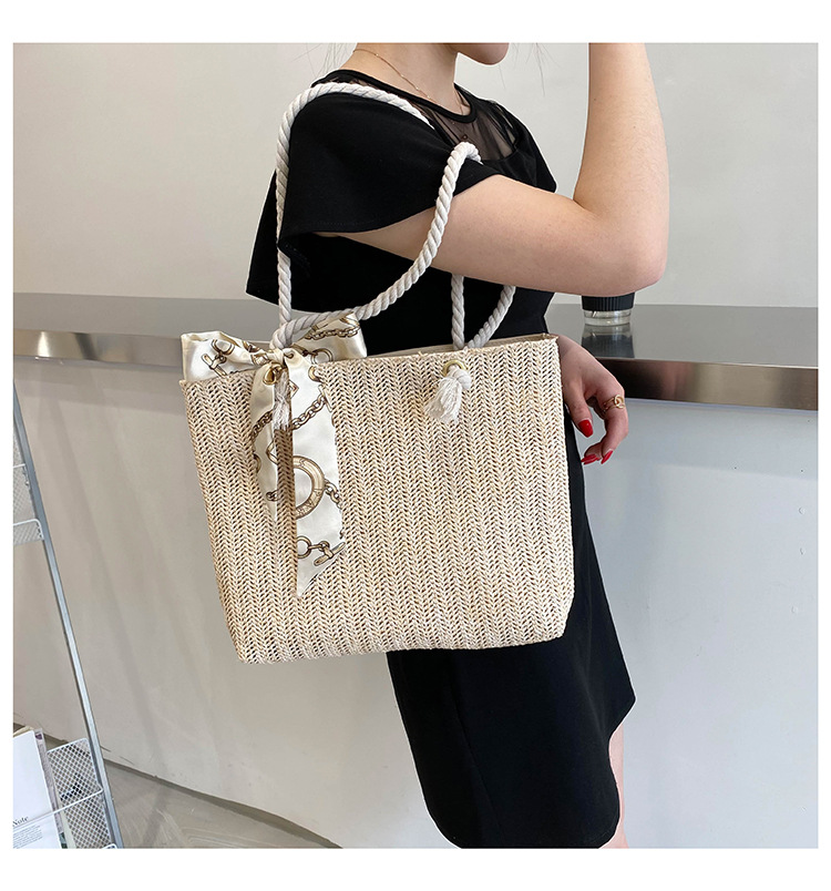 Title 9, Fairy Lace Large Capacity Portable Straw Woven ...