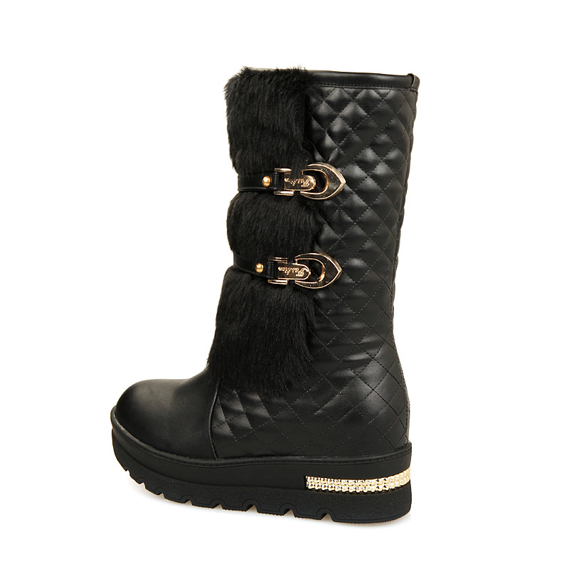 Title 7, Botas de neve femininas grandes com plataforma ...