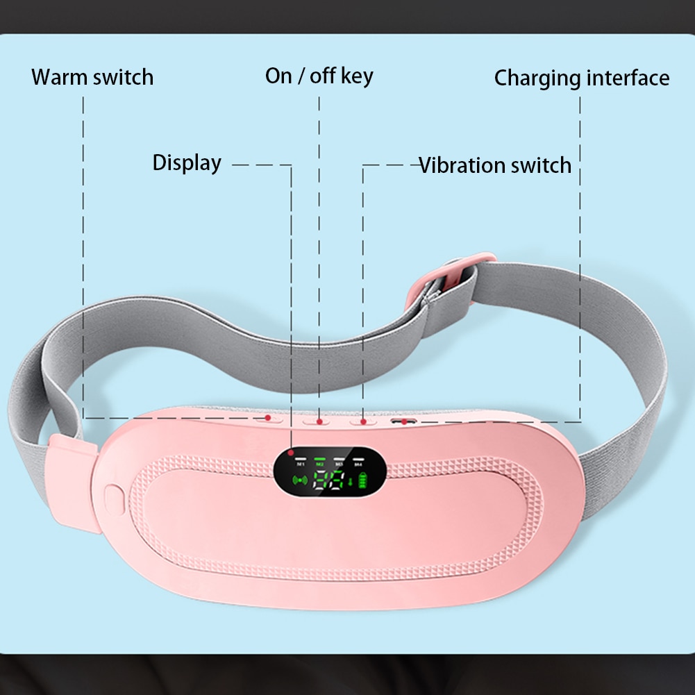 Vibrating Abdominal Massager Electric Waist Belt Device 11