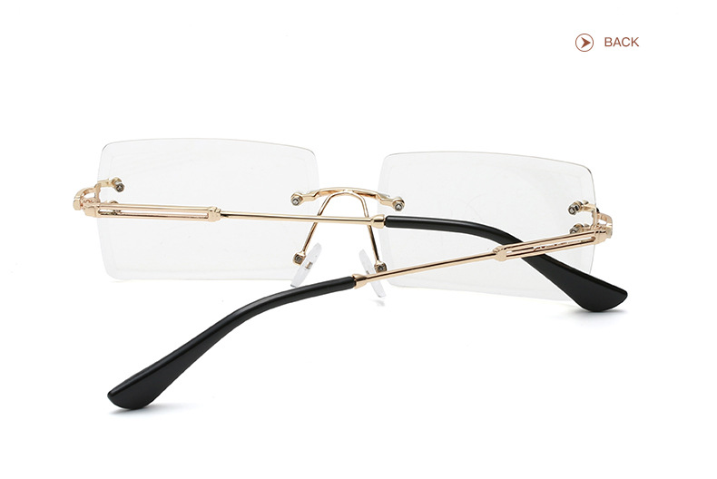 Title 21, New Fashion European And American Rimless Sungl...