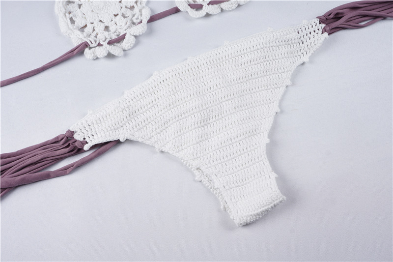 Title 1, European and American Knitted Bikini Hot Drill ...