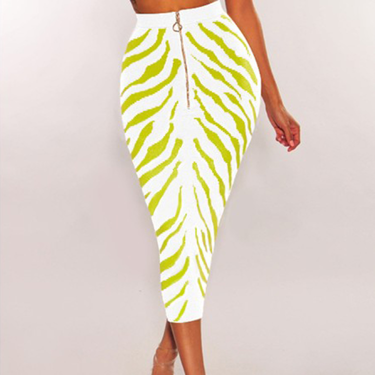 Title 8, High waist stretch one step mid skirt