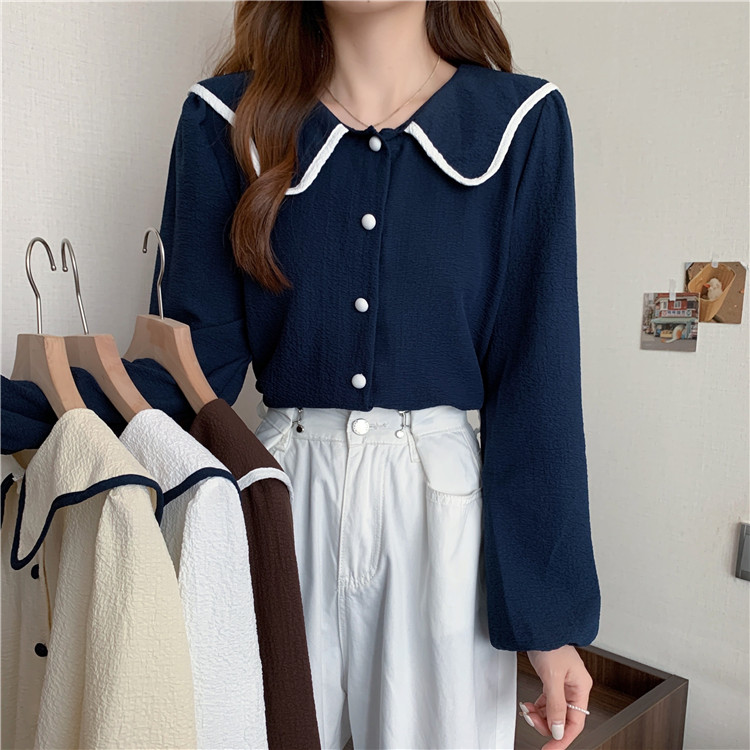 Title 1, Spring French Doll Collar Chic Puff Long Sleeve...