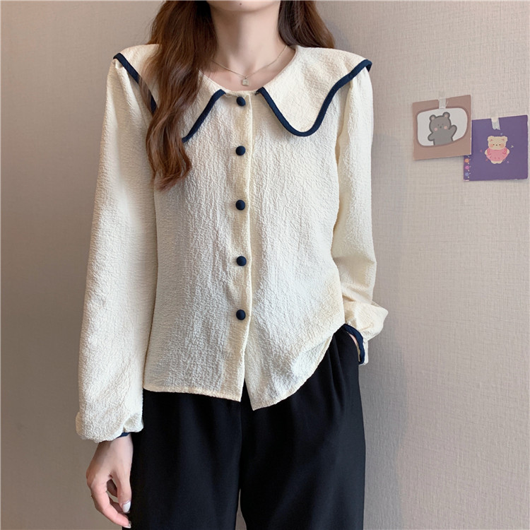 Title 2, Spring French Doll Collar Chic Puff Long Sleeve...