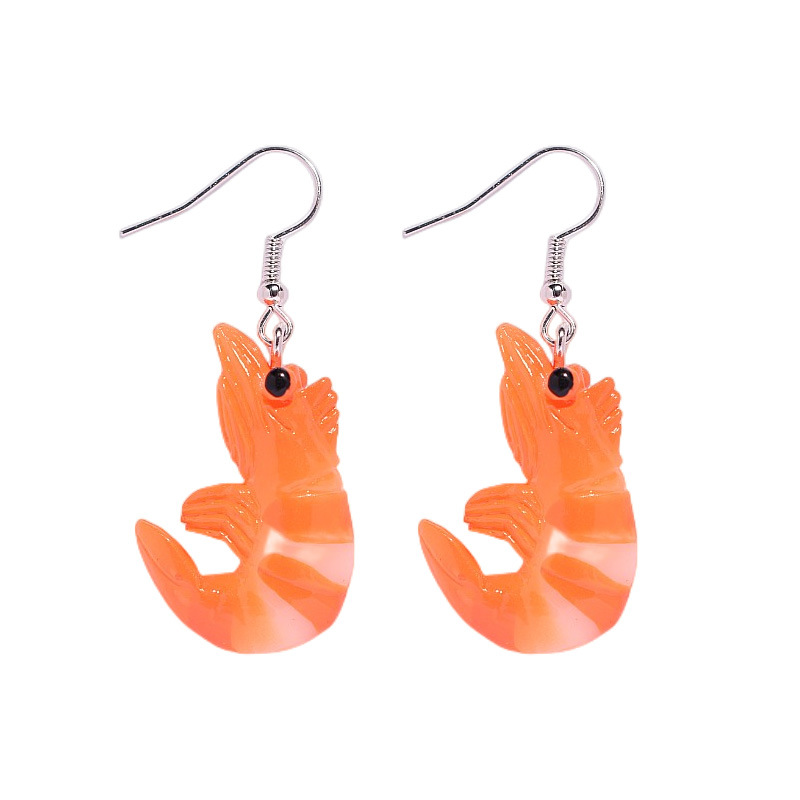 Title 4, Resin Crayfish Earrings Funny Quirky Halloween ...