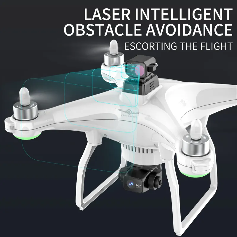 Laser Obstacle Avoidance 4K HD Three-axis Mechanical