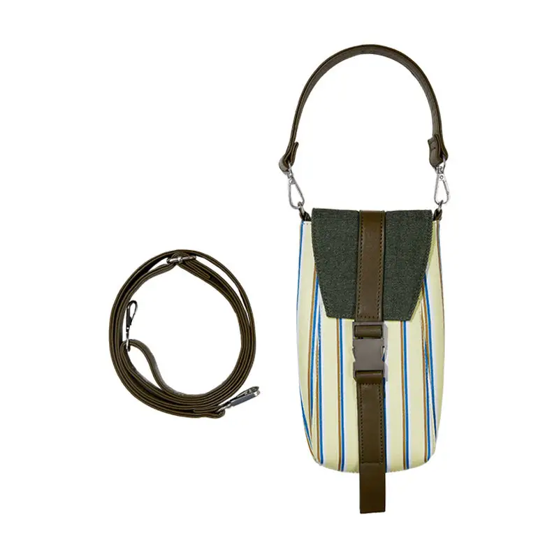 Striped Phone Bag, Cartoon Cute Handbag, Women's