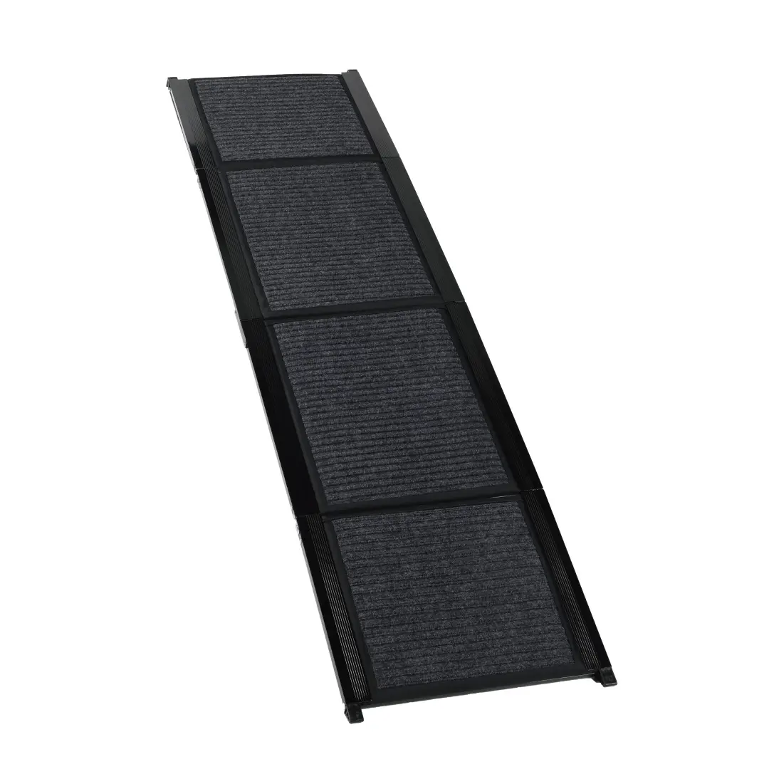 Dog Ramp For Car 65x17 Large Folding Pet Stair Ramps For Truck, SUV, With Non-Slip Surface, Up To 250LBS, Outdoor Dog Car Ramp For Medium Large Dogs, Portable