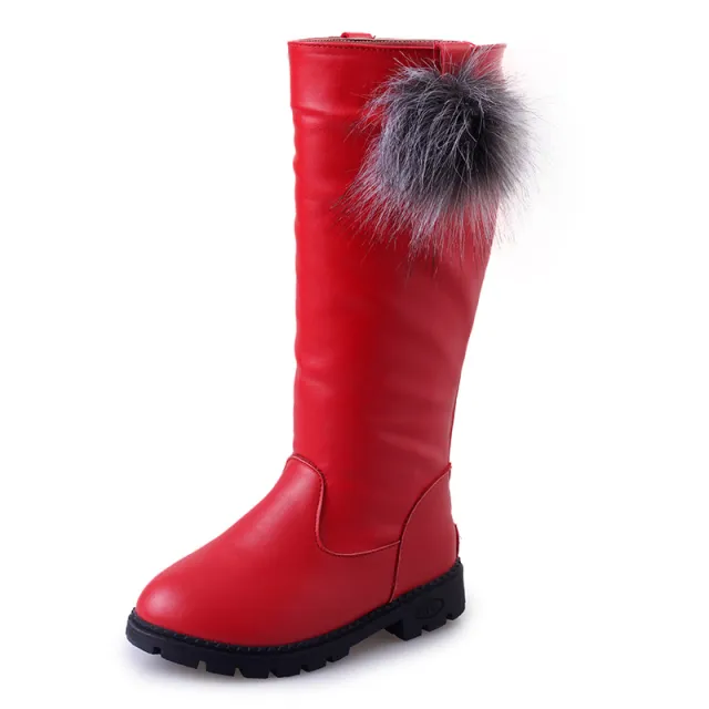 Fashion Girls Princess Style High Boots Red - Shop at LoveMi