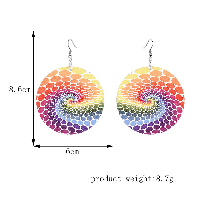 Fashion Wooden Simple Irregular Earrings