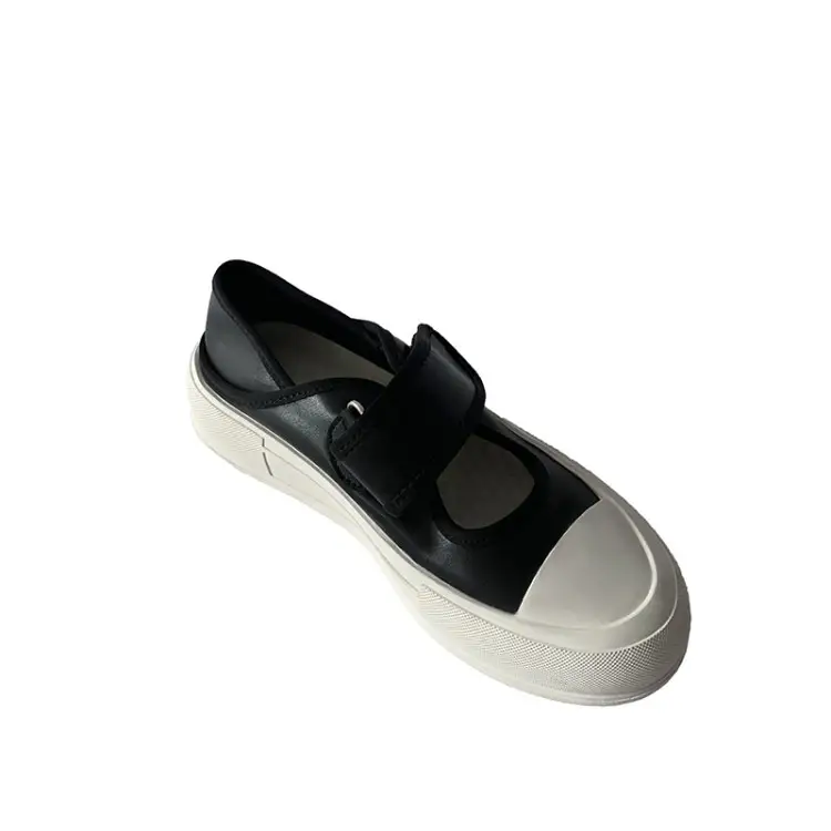 Velcro Thick-soled Trifle Casual Women's Single Shoes