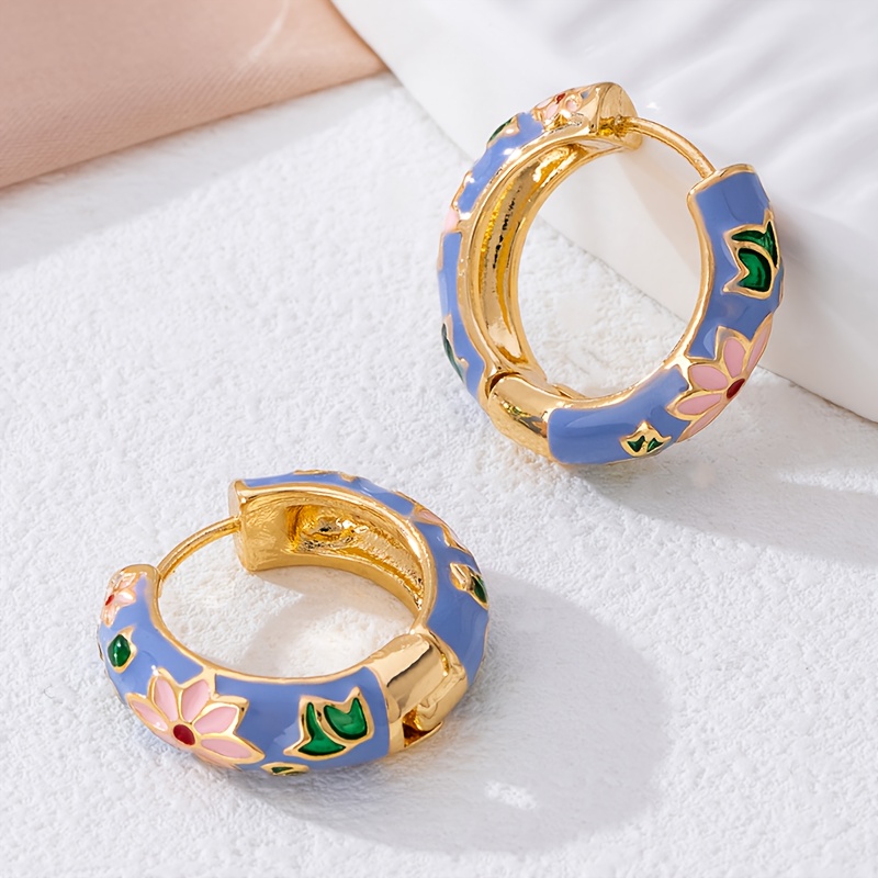 elegantsed emaili ümmargused kõrvarõngad naistele