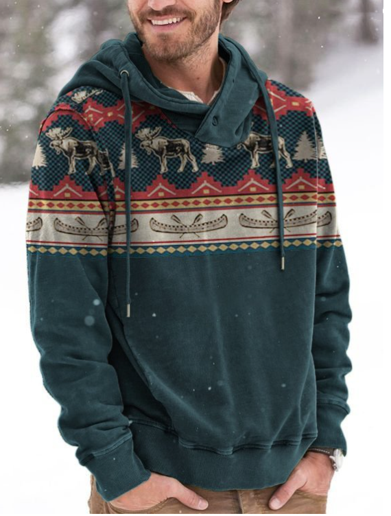 3D Hoodie Casual Men's Sweatshirt