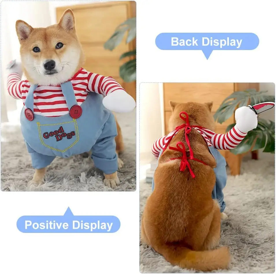 Striped Harness Pants for Dogs and Cats Fun