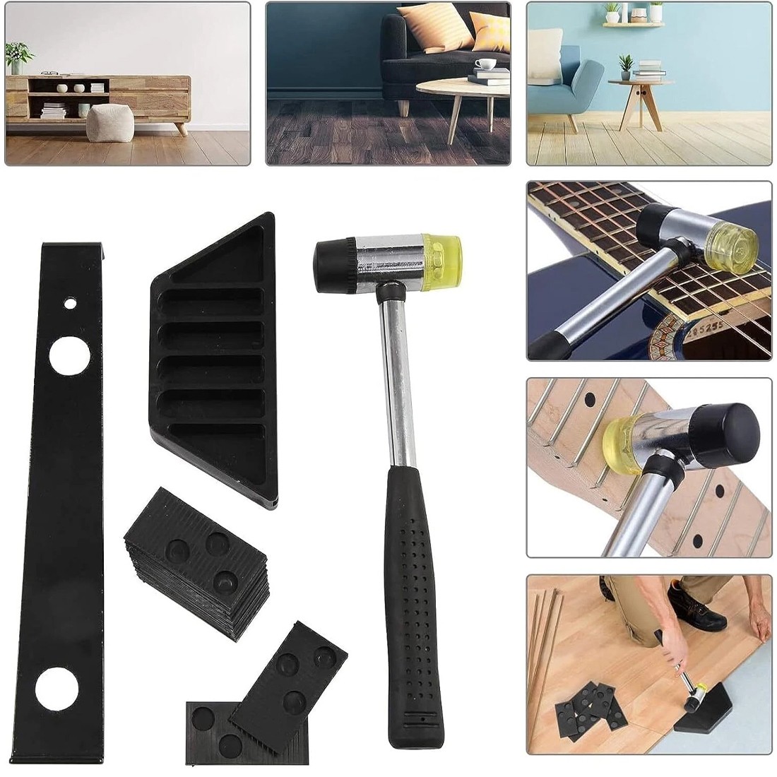 24pcs Wood Flooring Laminate Installation Floor Fitting Kit