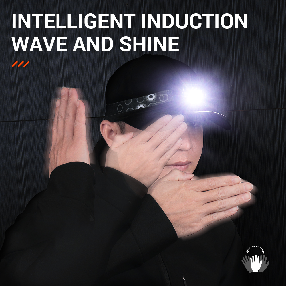 G7 Super Bright Headlamp Light Sensor Mini LED Flashlight