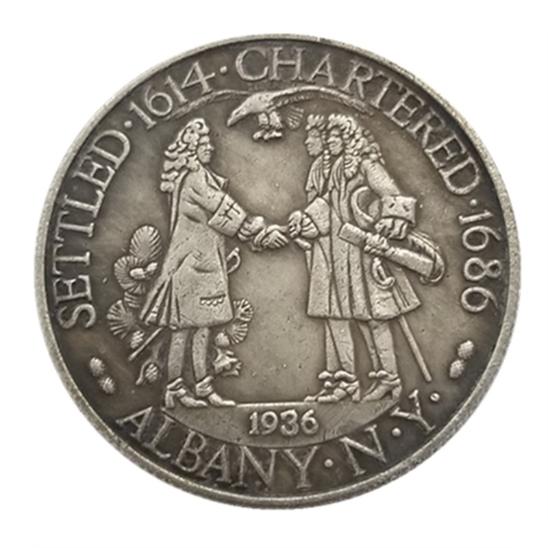 Antique Crafts US Half Yuan Commemorative Coin - Image 8