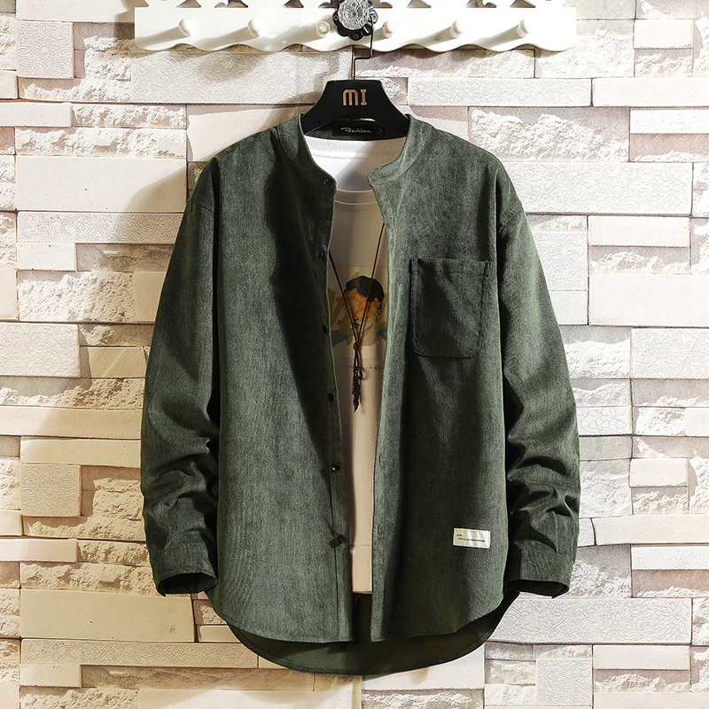 Title 12, Corduroy Shirt Long Sleeve Jacket Casual