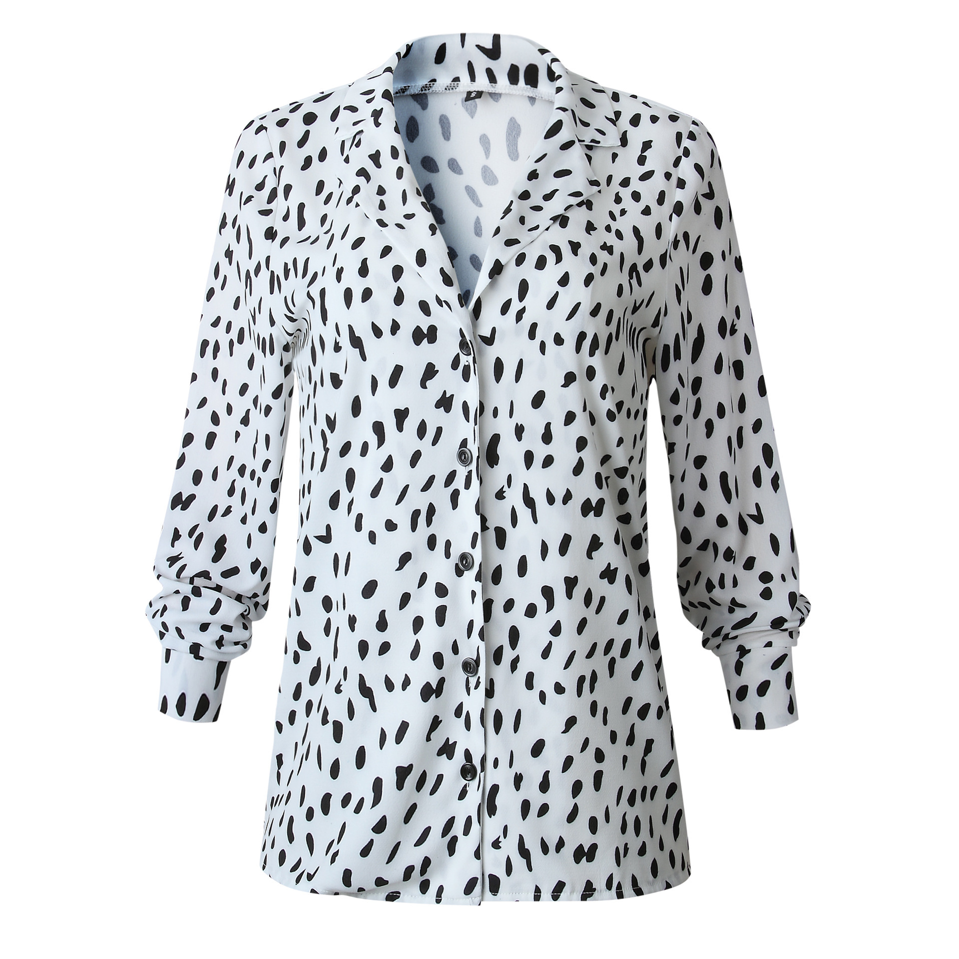 Title 6, Ladies Fashion Leopard Print Button Long Sleeve...