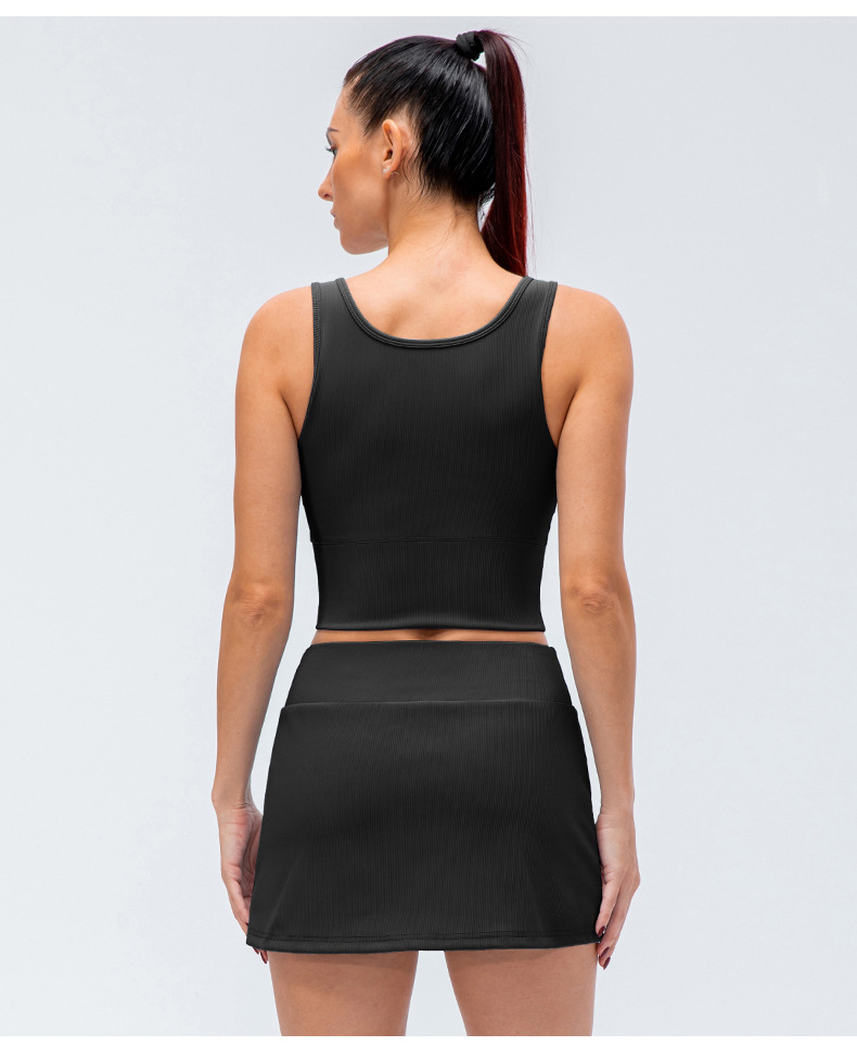 Title 2, Dames sportieve sneldrogende fitness vest rok p...