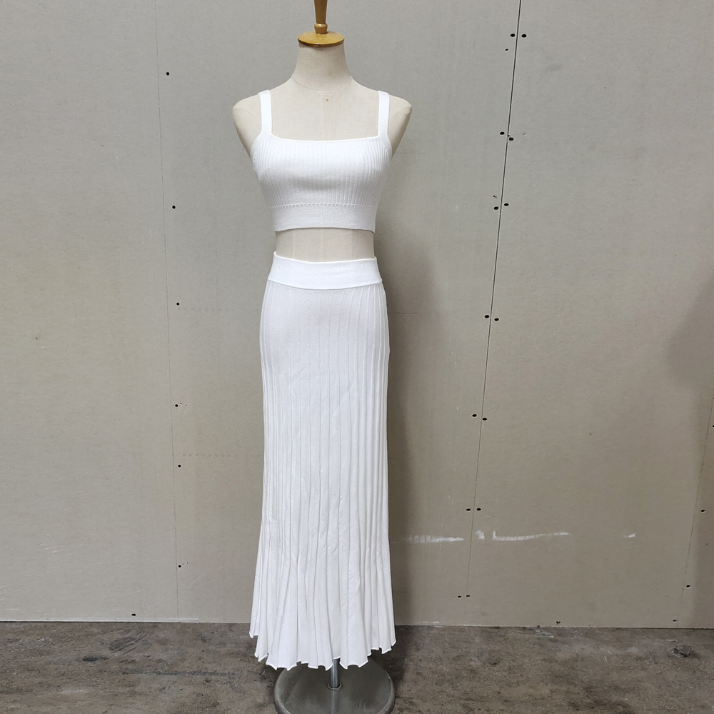 Title 9, New White Knit Fall Ribbed Tank Top And Pleated...