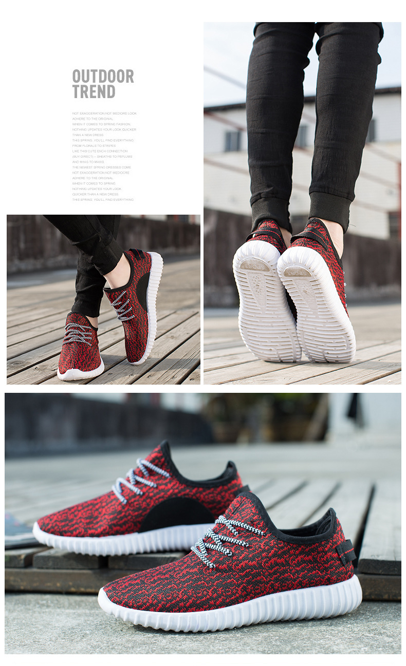 Title 1, Mens Fall Casual Shoes Fly Fabric Breathable C...